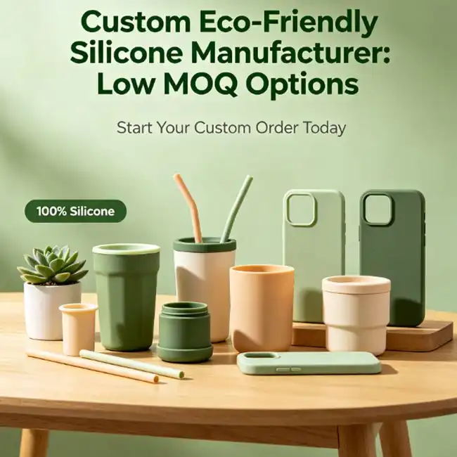 Custom Eco-Friendly Silicone Manufacturer: Low MOQ Options